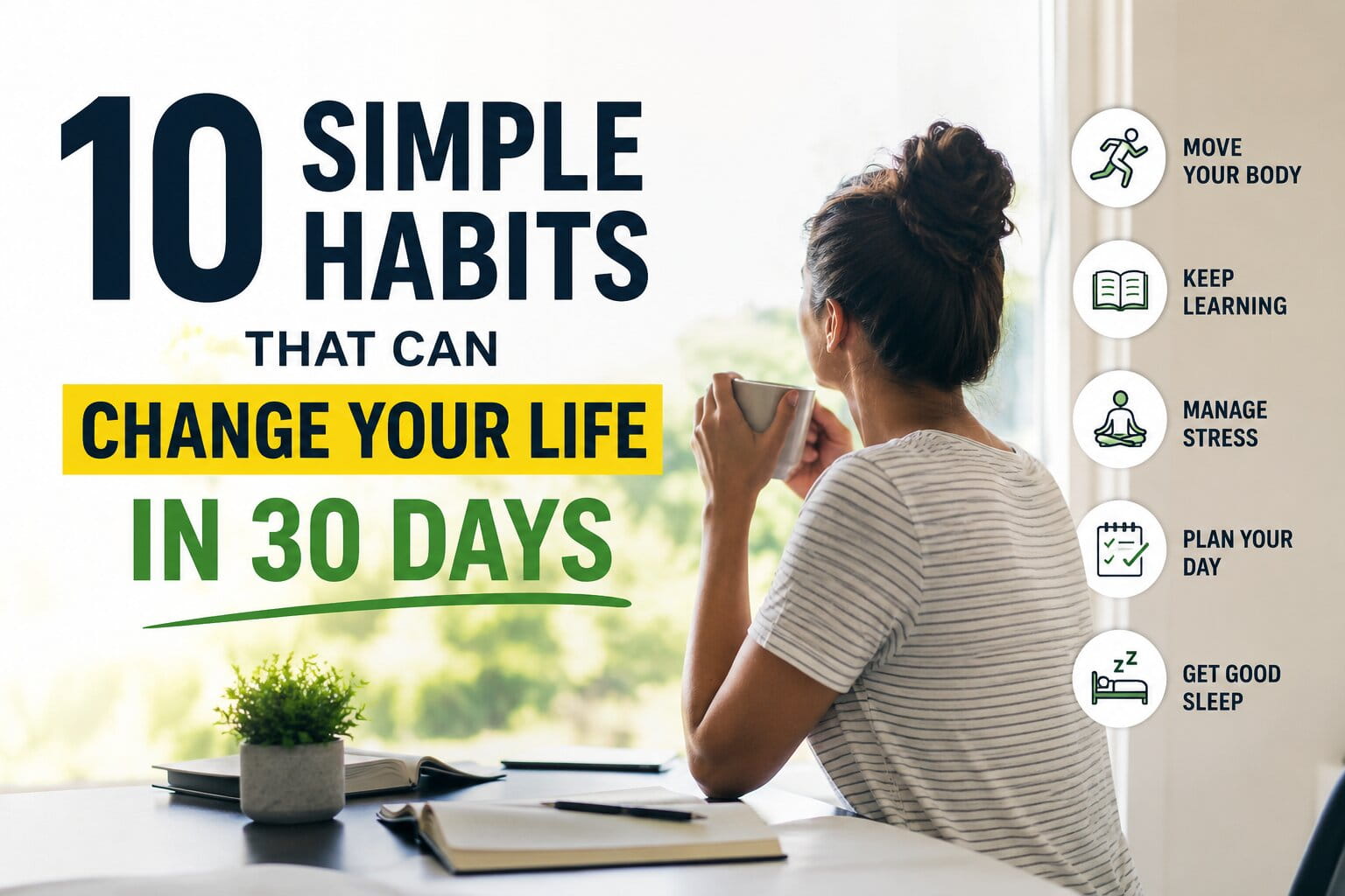 10 Simple Habits That Can Change Your Life in 30 Days
