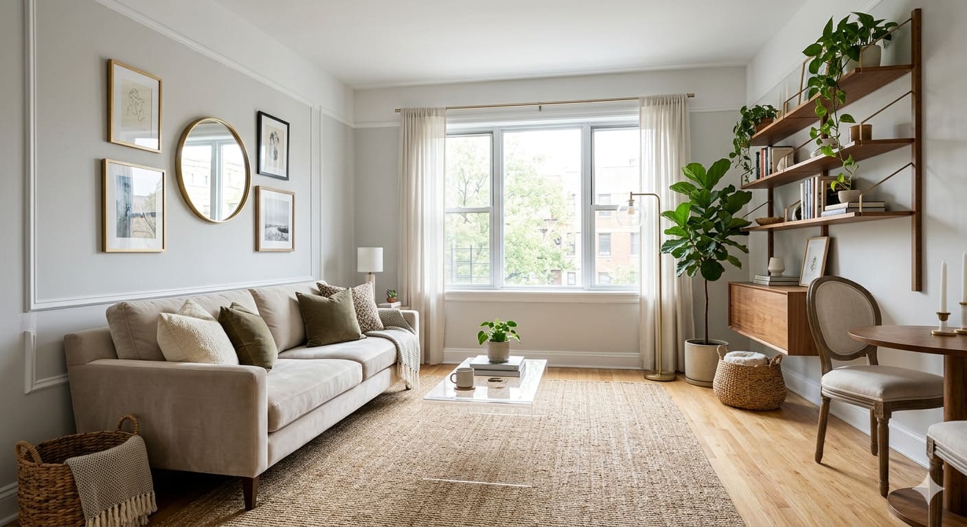 10 Small Apartment Ideas That Make Your Space Feel Bigger Instantly
