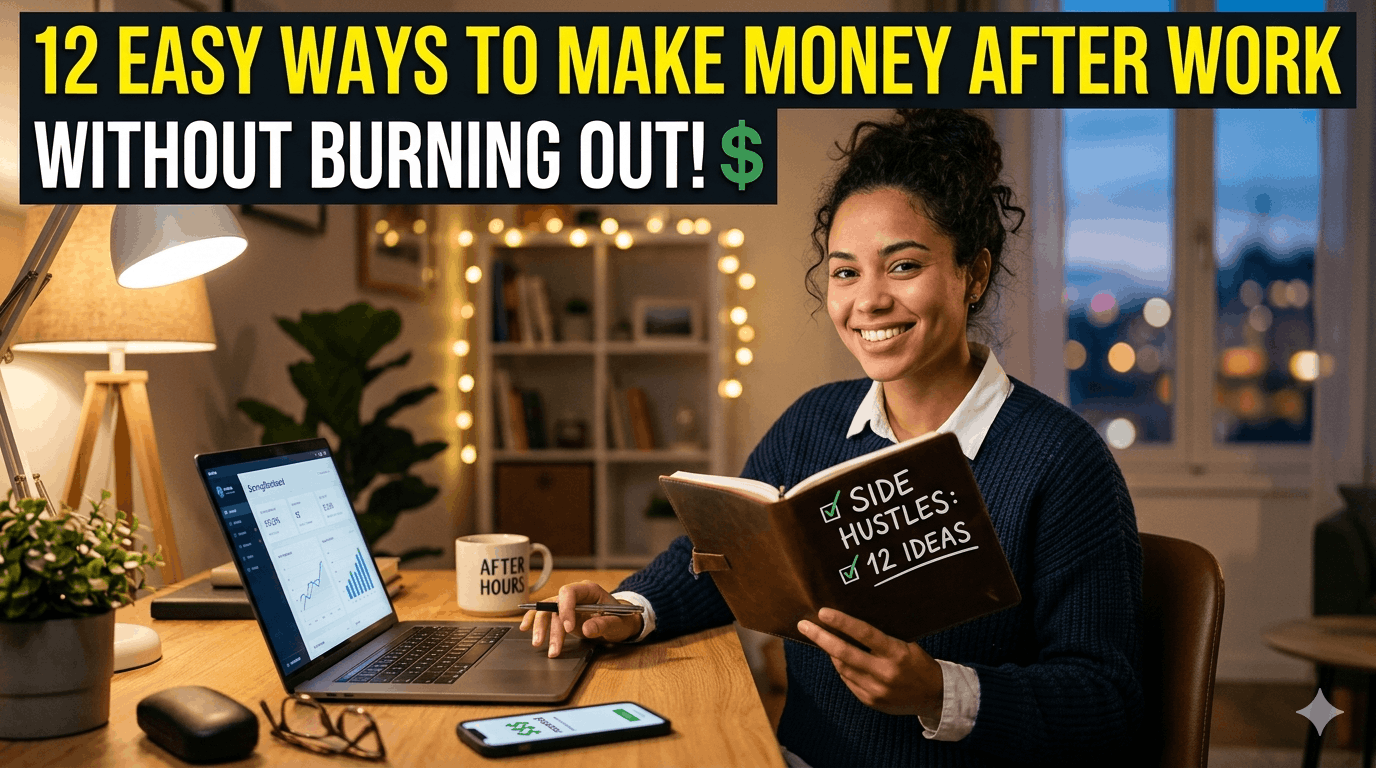 12 Easy Ways to Make Money After Work Without Burning Out