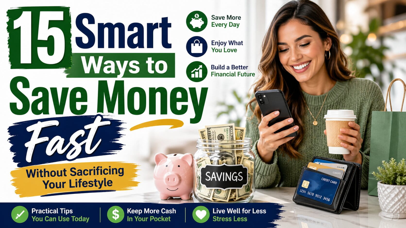 15 Smart Ways to Save Money Fast Without Sacrificing Your Lifestyle