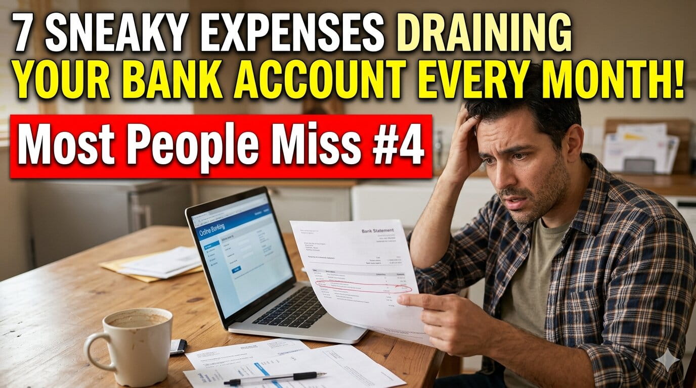 7 Sneaky Expenses Draining Your Bank Account Every Month (Most People Miss #4)