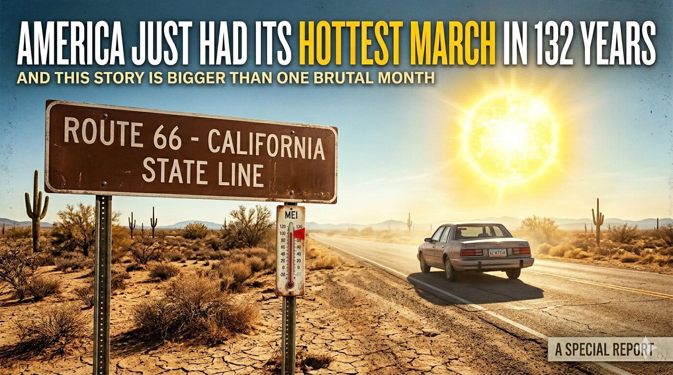 America Just Had Its Hottest March in 132 Years, and This Story Is Bigger Than One Brutal Month