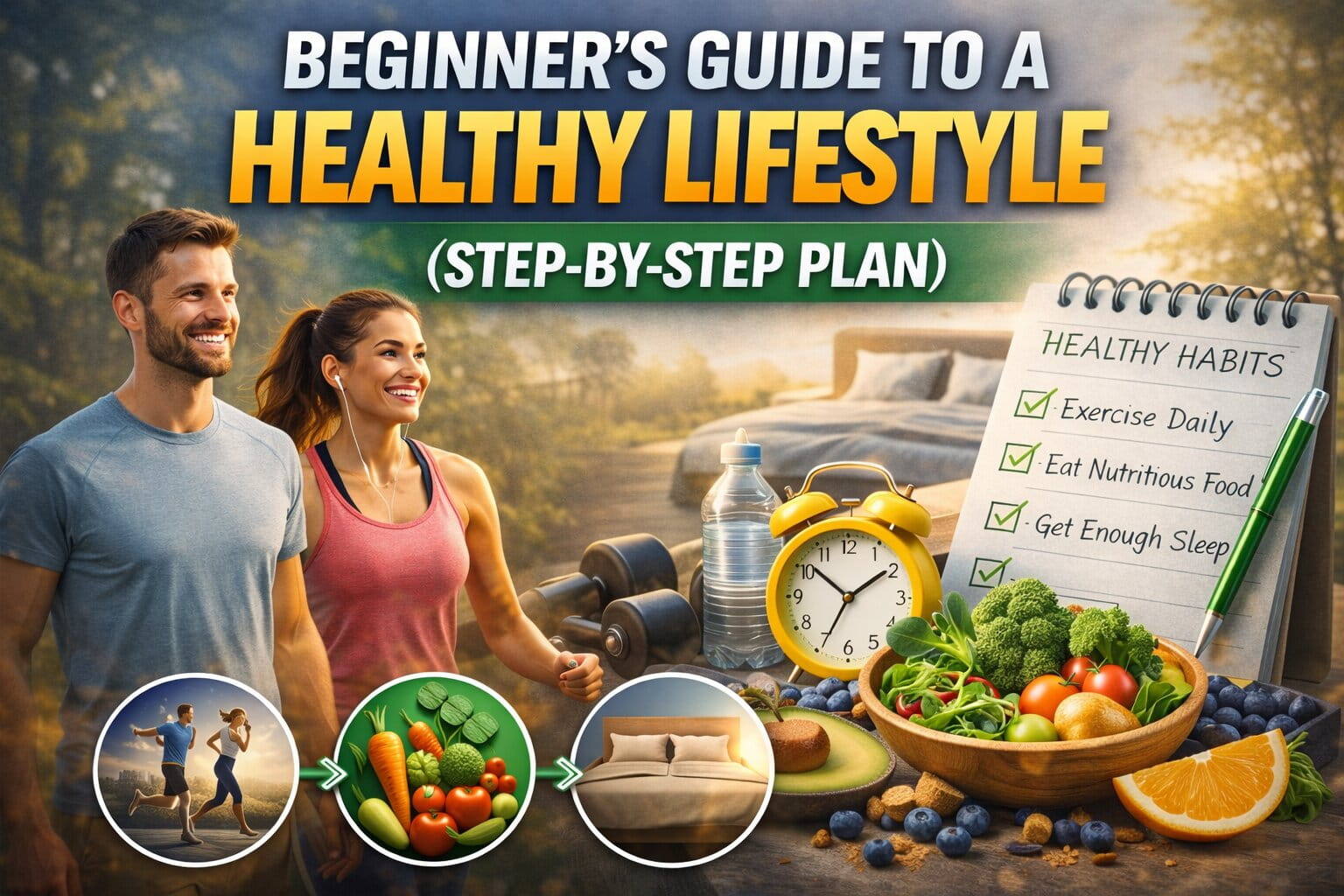 Beginner’s Guide to a Healthy Lifestyle (Step-by-Step Plan)