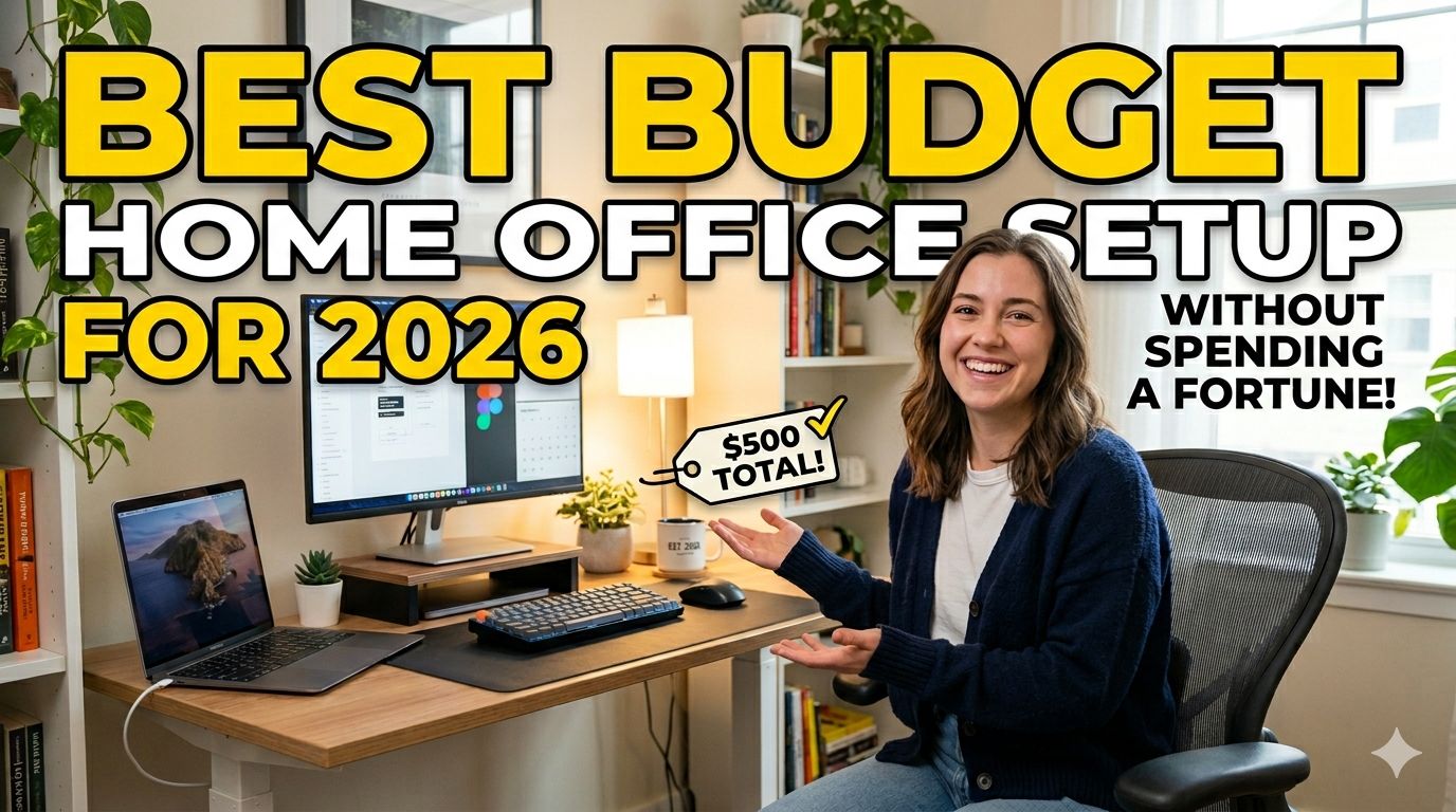 Best Budget Home Office Setup for 2026 (Without Spending a Fortune)