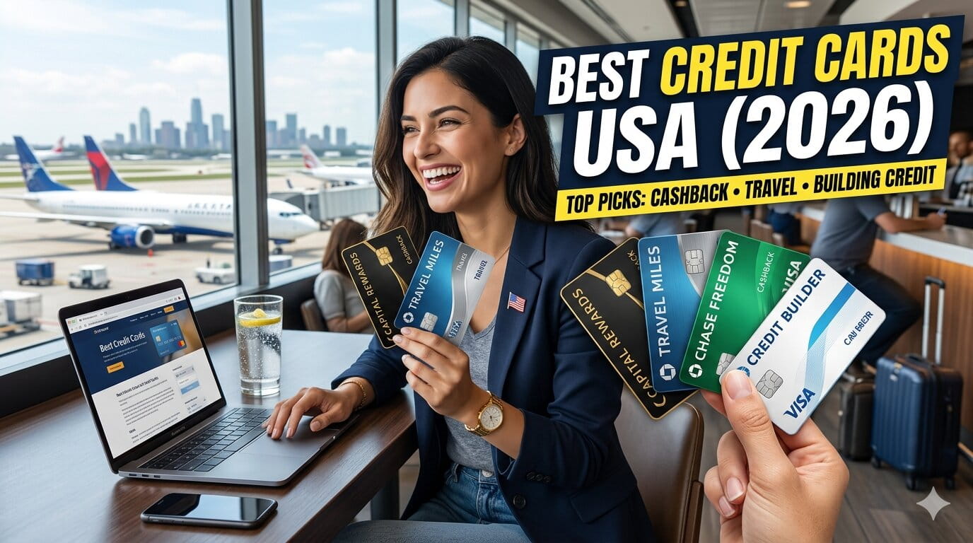 Best Credit Cards in the USA (2026): Top Picks for Cashback, Travel Rewards, and Building Credit