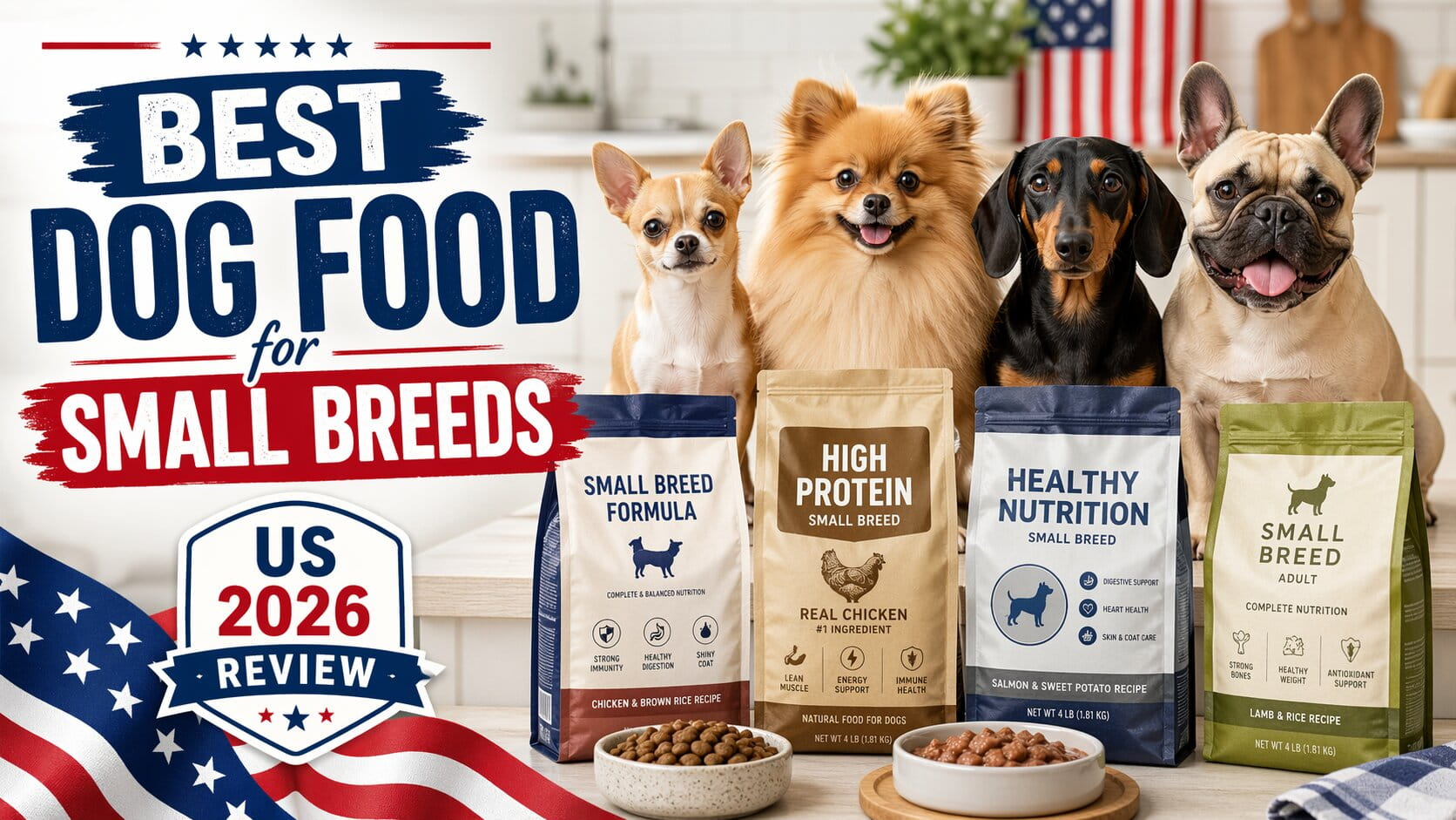 Best Dog Food for Small Breeds in the US (2026 Review)