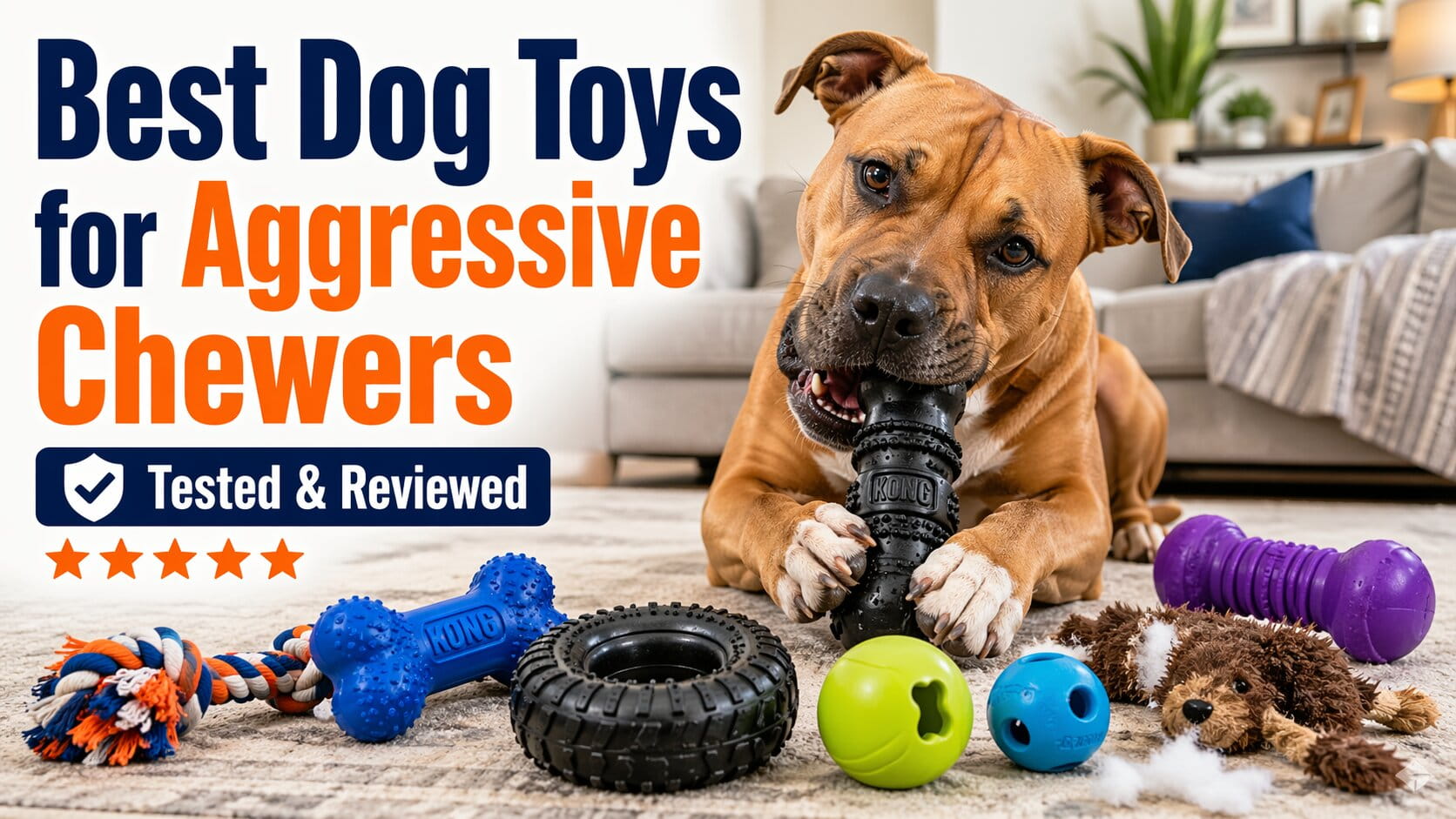 Best Dog Toys for Aggressive Chewers (Tested & Reviewed)