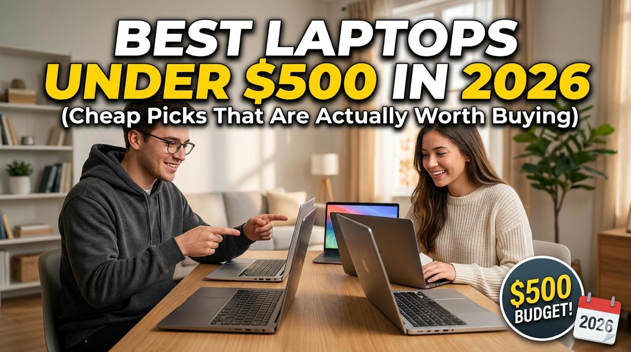 Best Laptops Under $500 in 2026 (Cheap Picks That Are Actually Worth Buying)