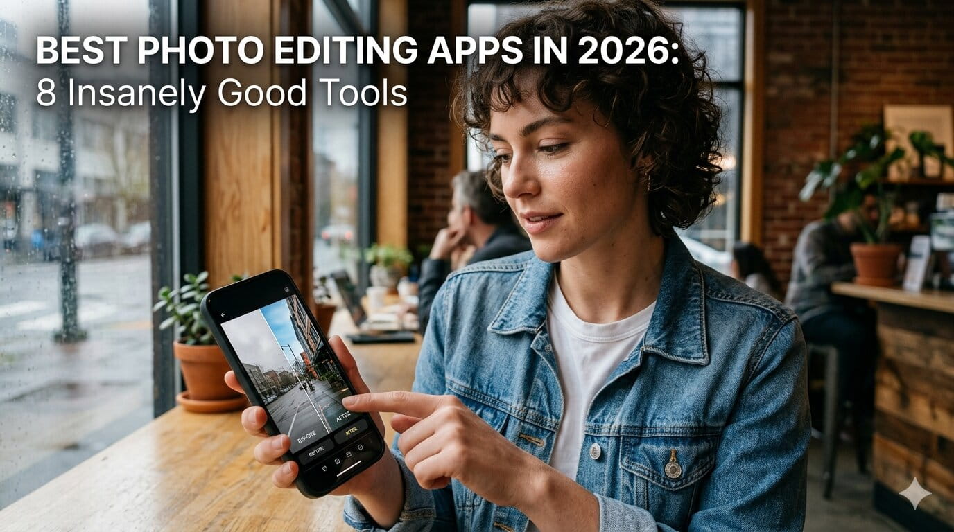 Best Photo Editing Apps in 2026: 8 Insanely Good Tools for Better Photos Without a Pro Camera