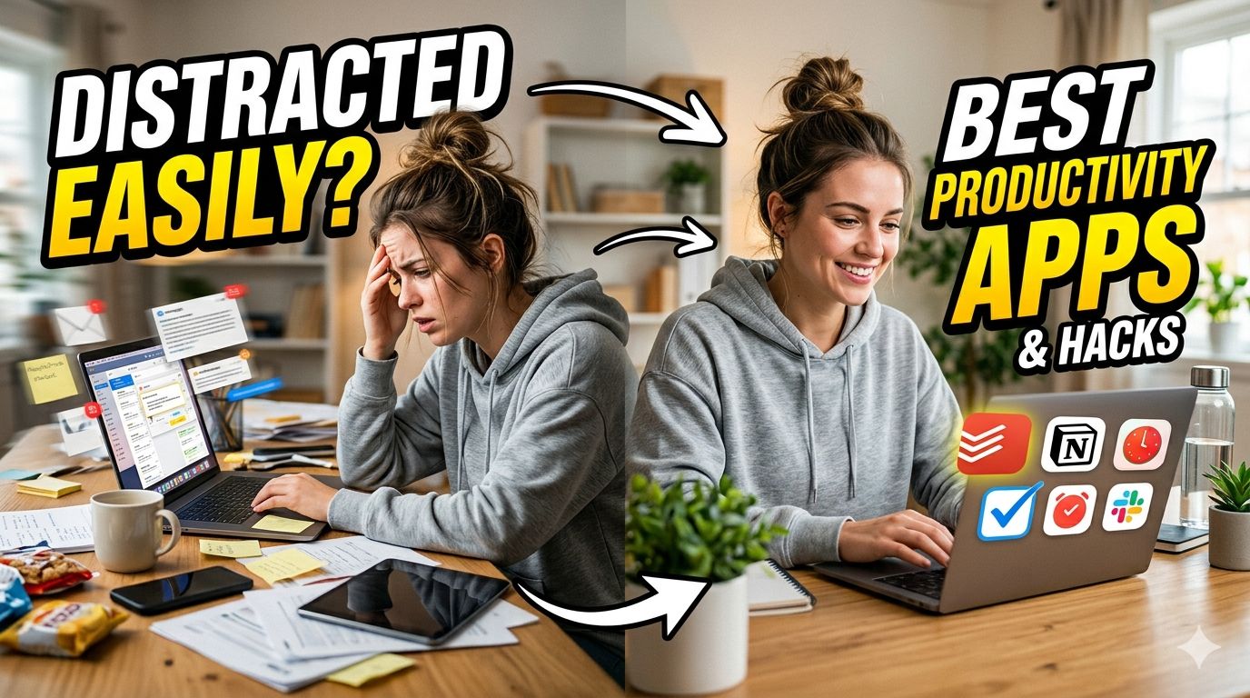 Best Productivity Apps for People Who Get Distracted Easily