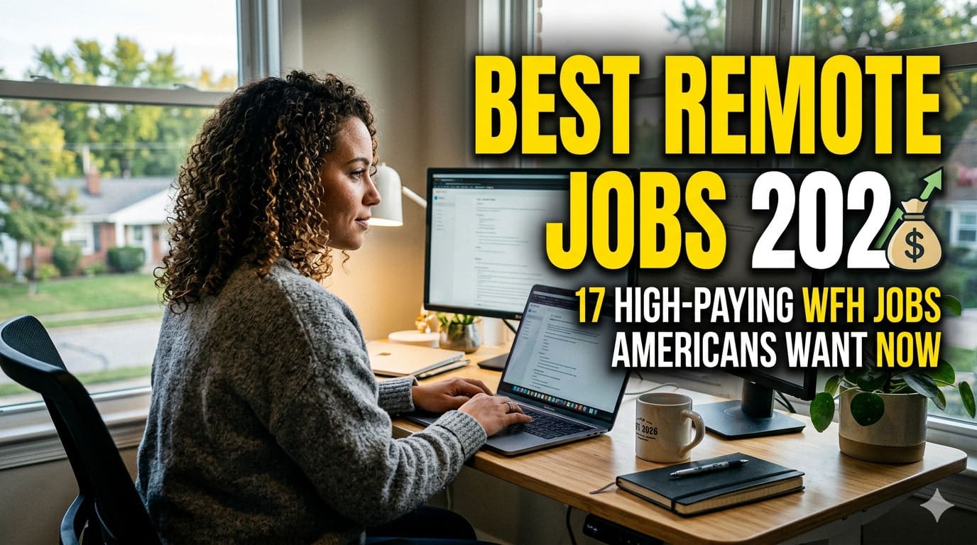 Best Remote Jobs in 2026: 17 High-Paying Work-From-Home Jobs Americans Are Fighting to Get Right Now