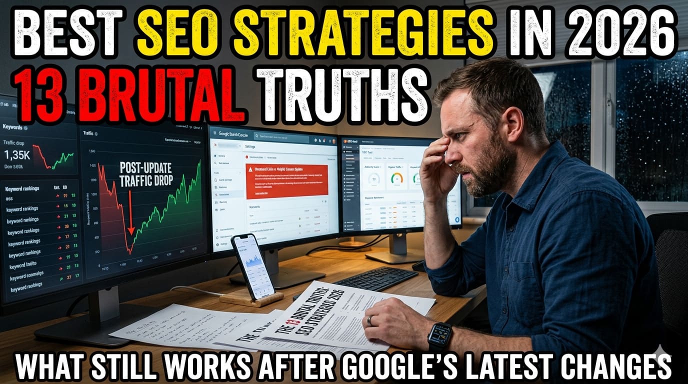 Best SEO Strategies in 2026: 13 Brutal Truths About What Still Works After Google’s Latest Changes