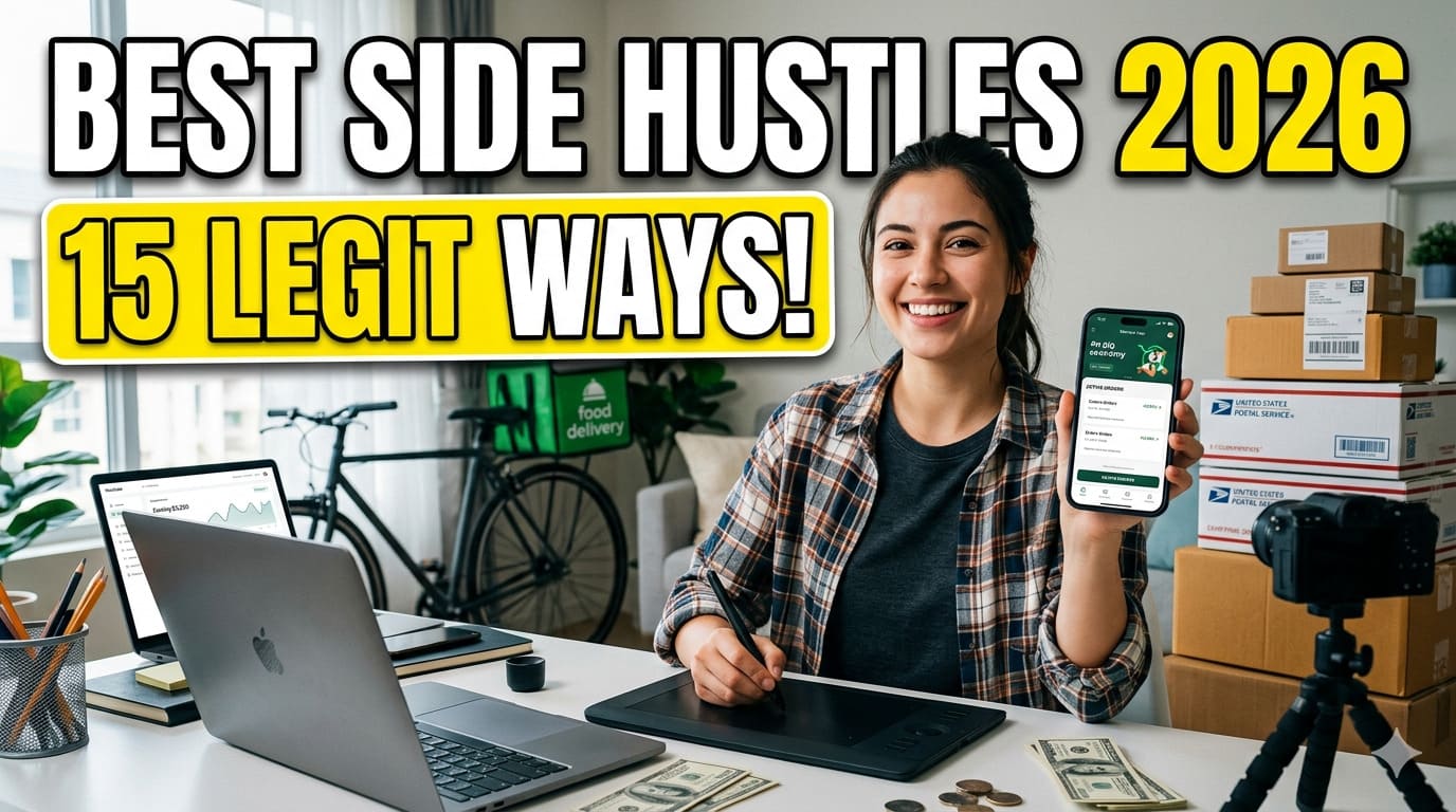Best Side Hustles in 2026: 15 Legit Ways Americans Are Making Extra Money Right Now