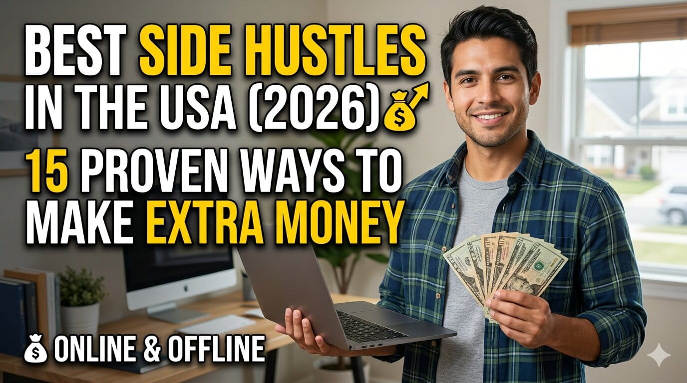 Best Side Hustles in the USA (2026): 15 Proven Ways to Make Extra Money Online and Offline