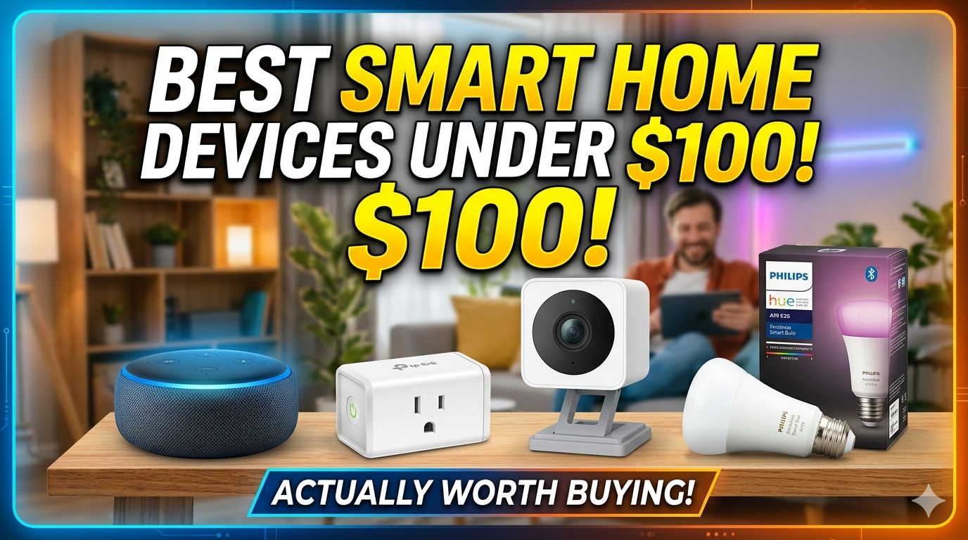 Best Smart Home Devices Under $100 That Are Actually Worth Buying