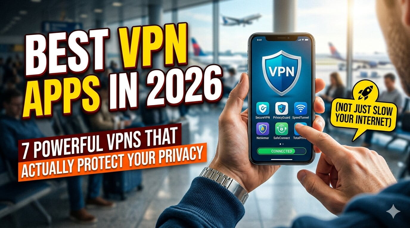 Best VPN Apps in 2026: 7 Powerful VPNs That Actually Protect Your Privacy (Not Just Slow Your Internet)