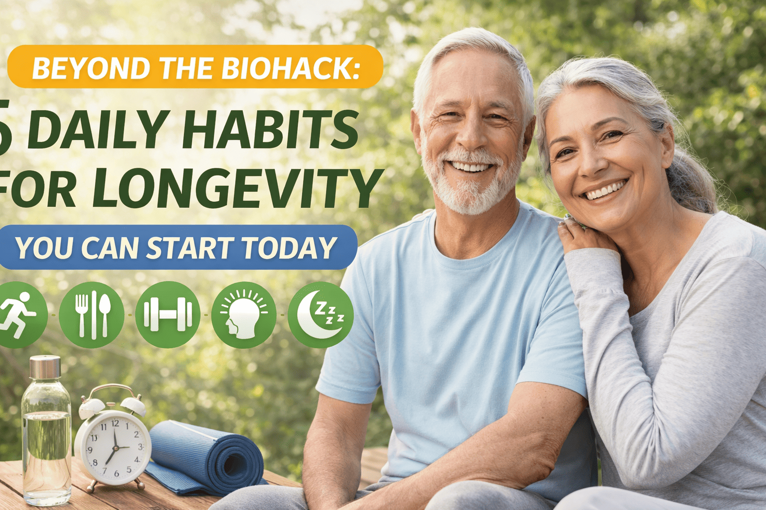Beyond the Biohack: 5 Daily Habits for Longevity You Can Start Today