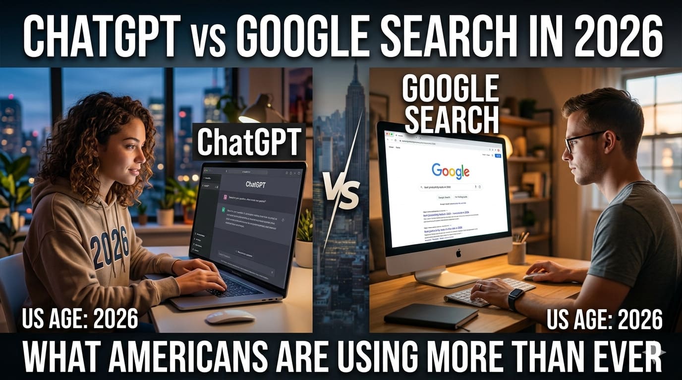 ChatGPT vs Google Search in 2026: What Americans Are Using More Than Ever