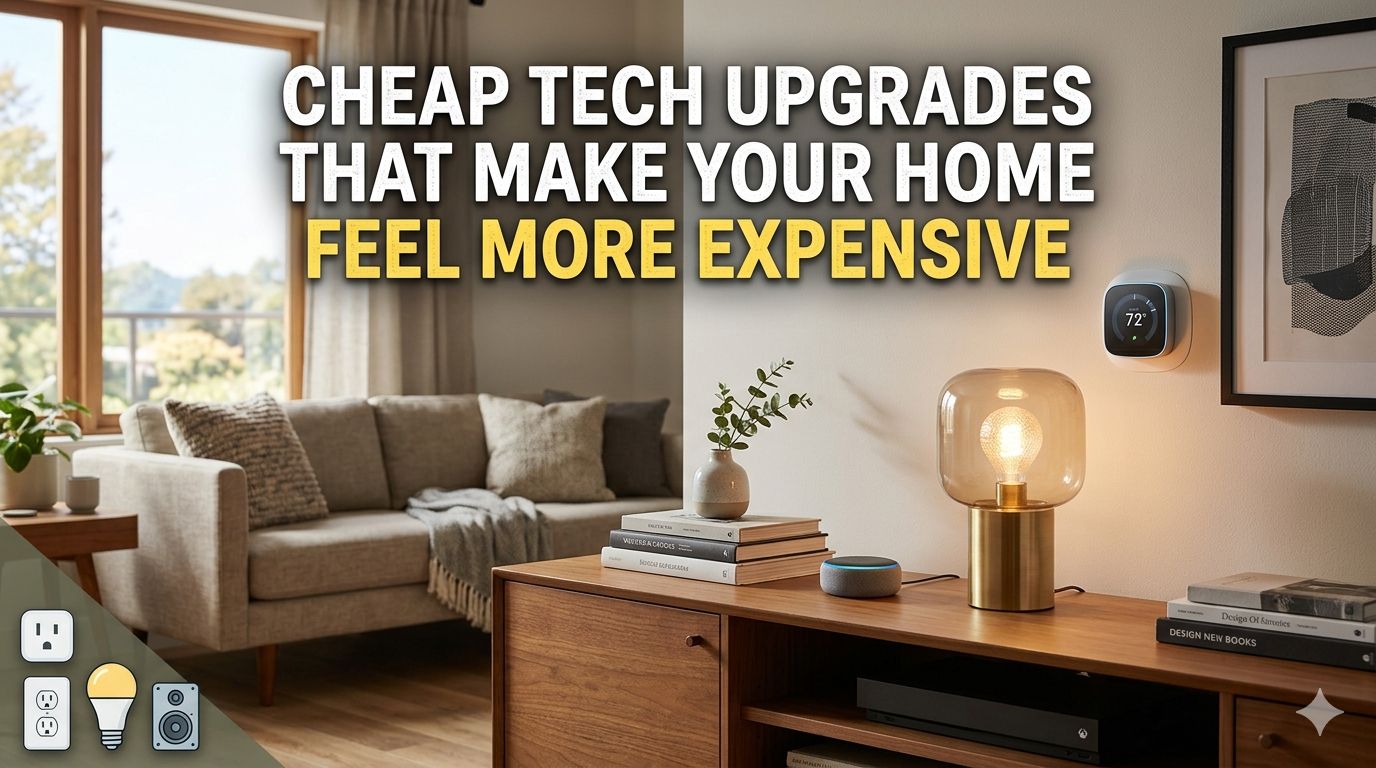 Cheap Tech Upgrades That Make Your Home Feel More Expensive