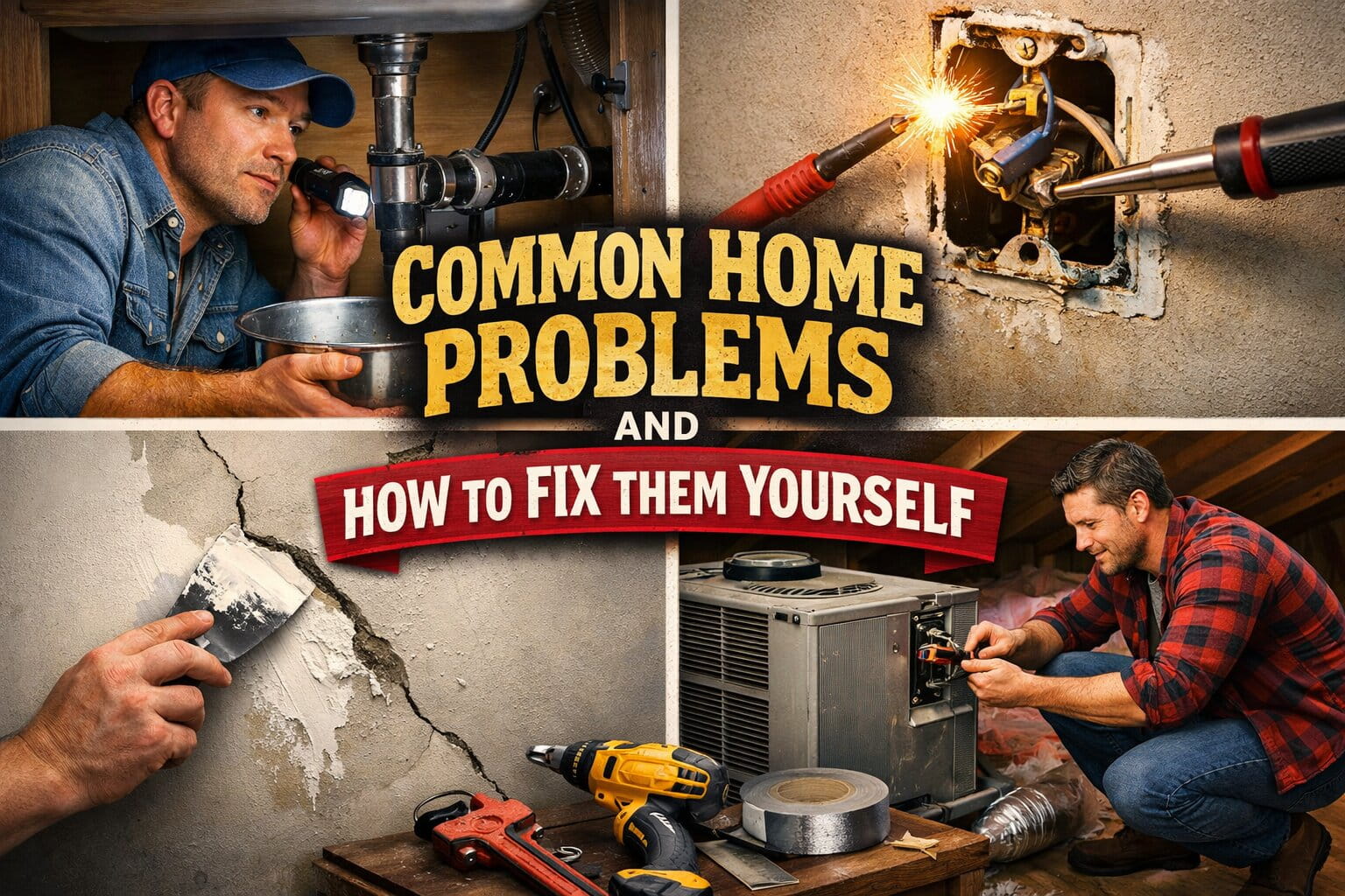 Common Home Problems and How to Fix Them Yourself