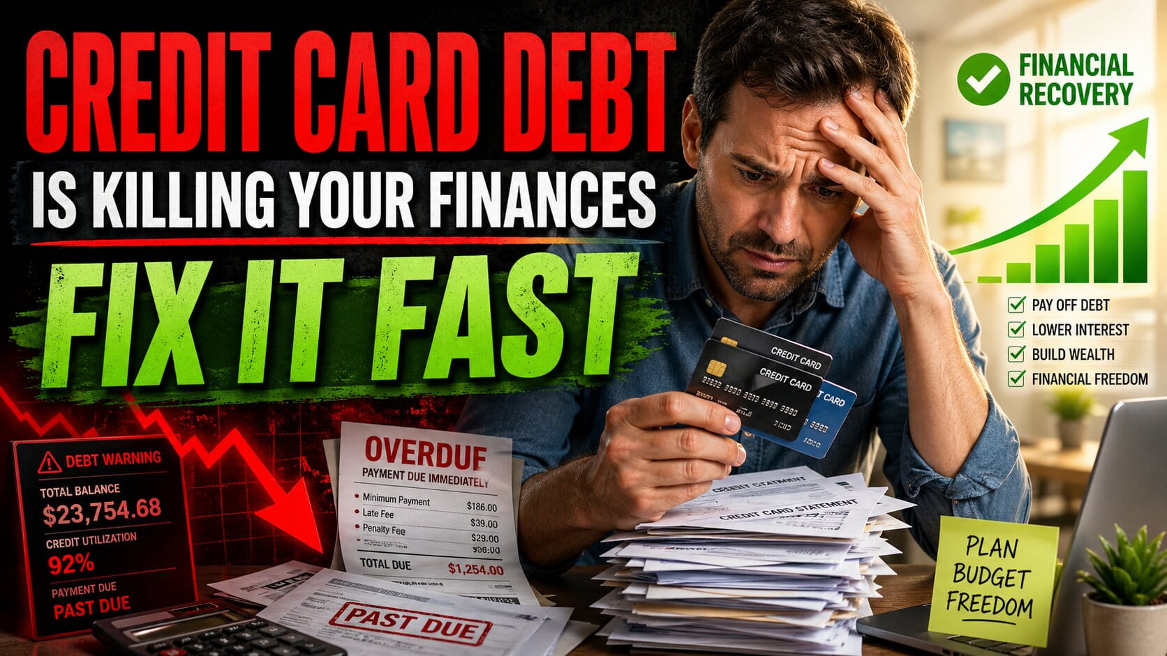 Credit Card Debt Is Killing Your Finances — Here’s How to Fix It Fast