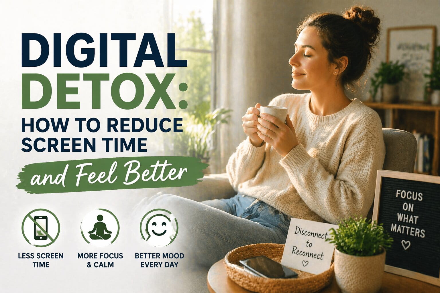 Digital Detox: How to Reduce Screen Time and Feel Better
