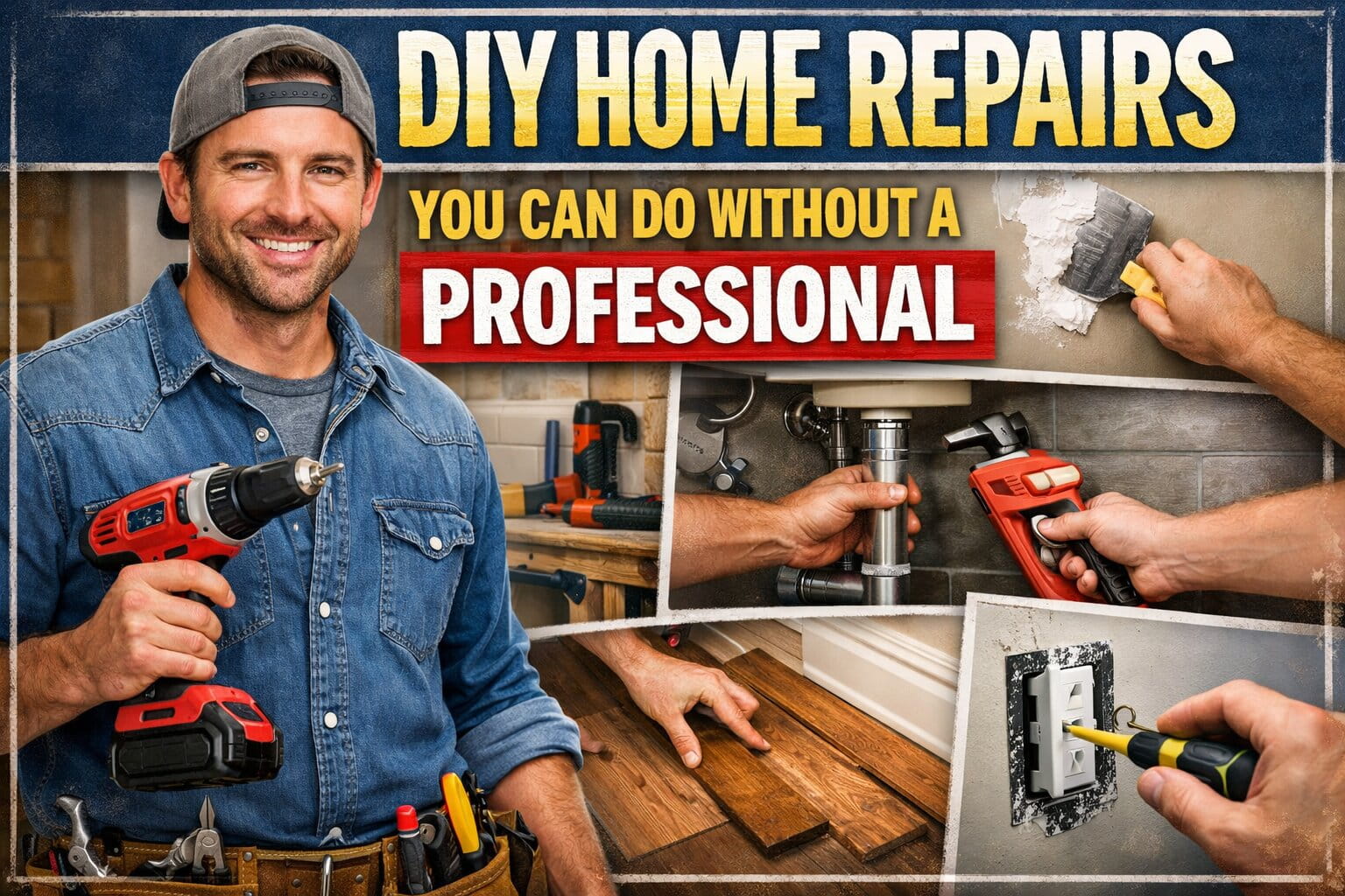 DIY Home Repairs You Can Do Without a Professional