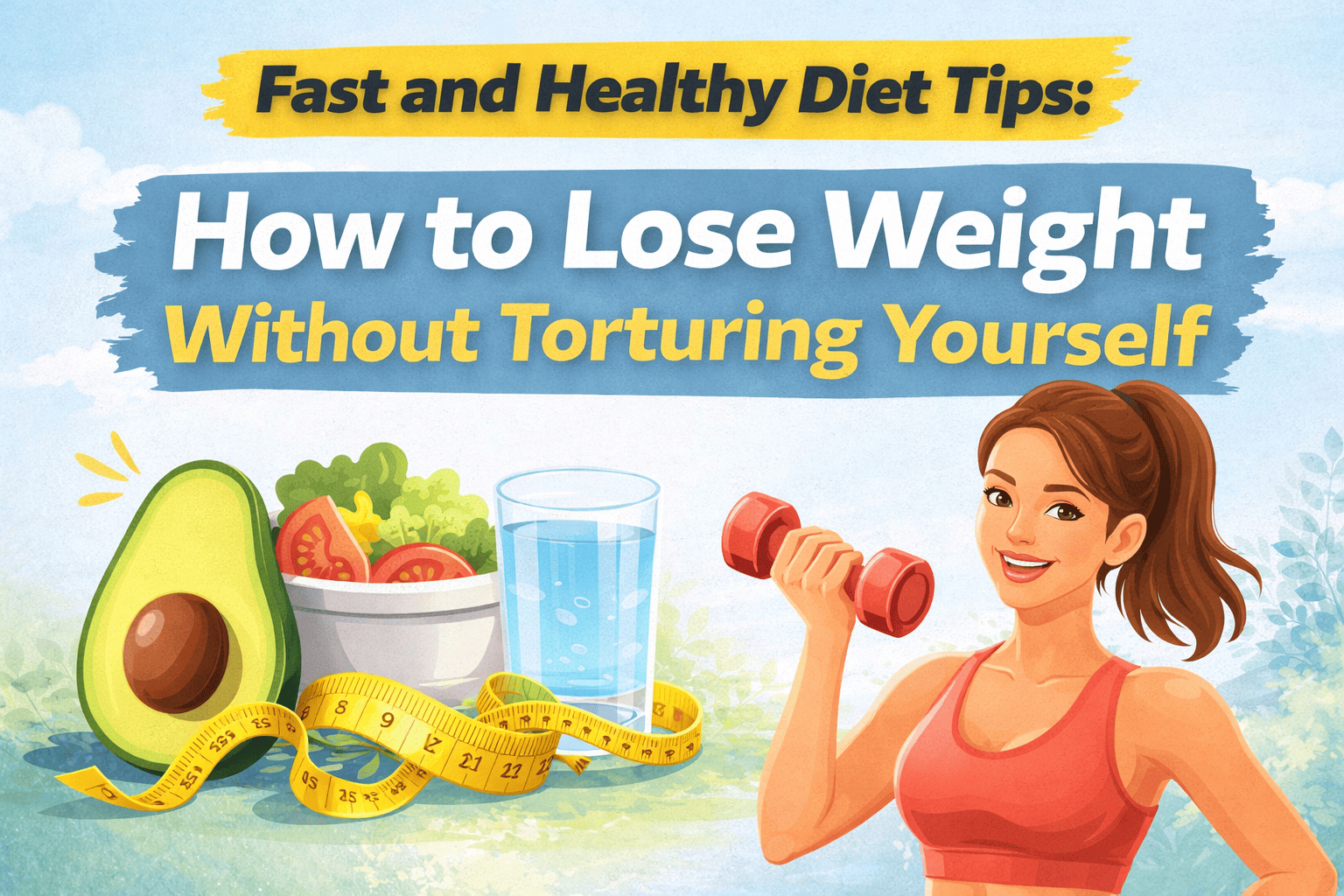 Fast and Healthy Diet Tips: How to Lose Weight Without Torturing Yourself