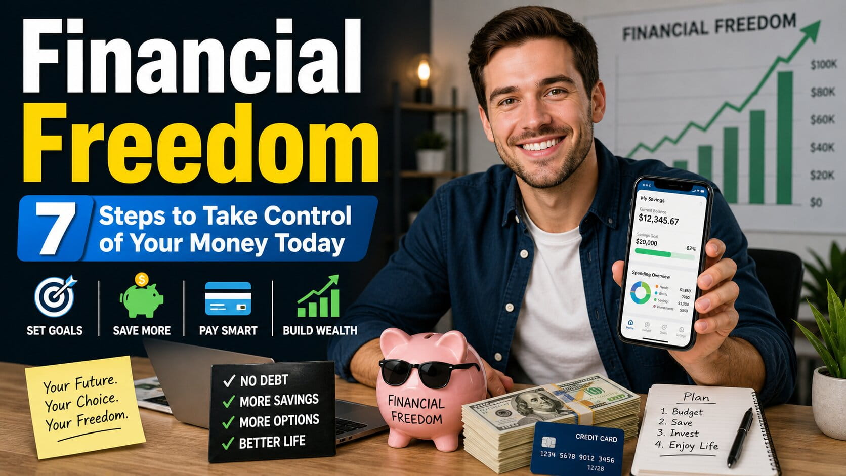 Financial Freedom: 7 Steps to Take Control of Your Money Today
