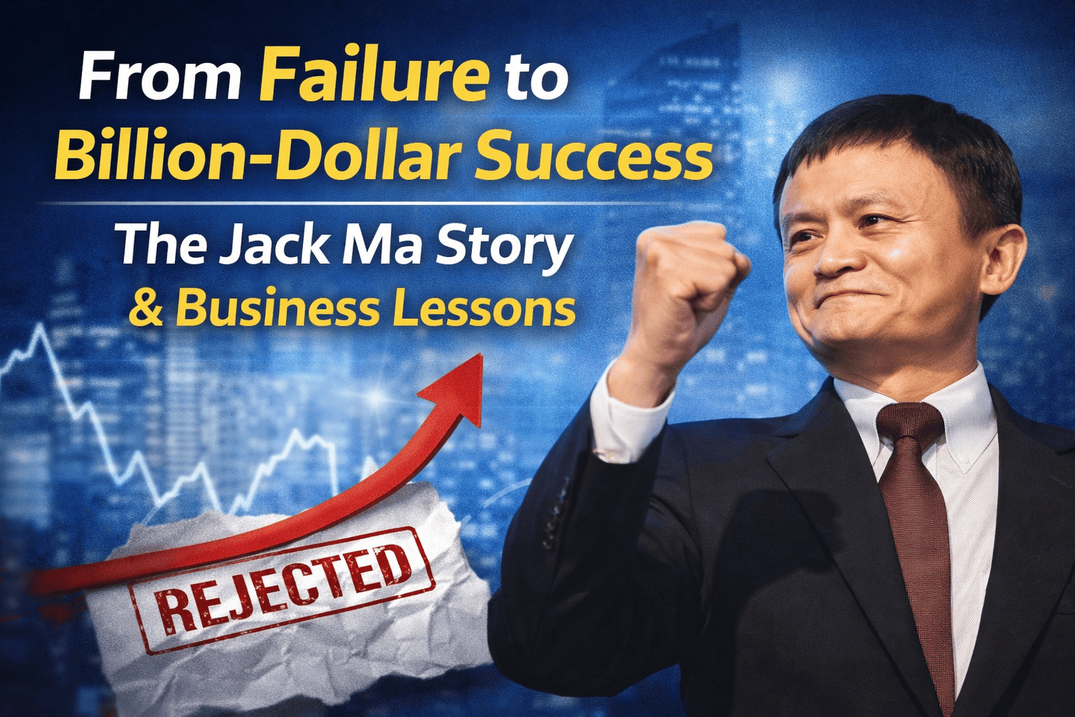 From Failure to Billion-Dollar Success: The Story of Jack Ma and What You Can Learn From It