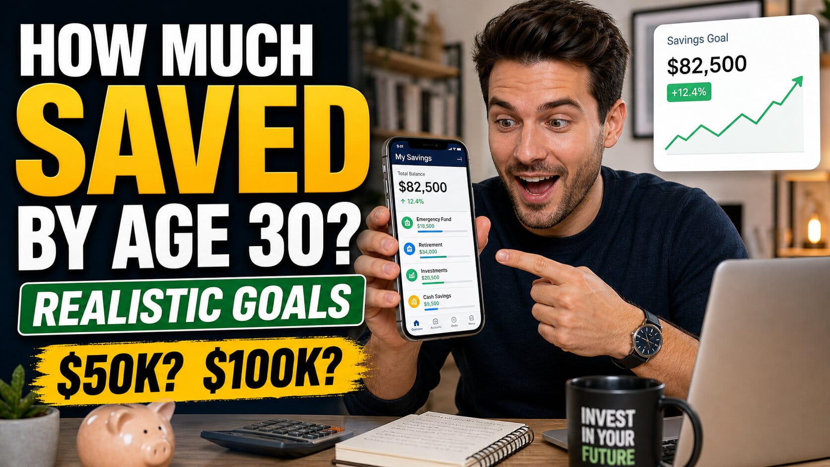 How Much Money Should You Have Saved by Age 30?