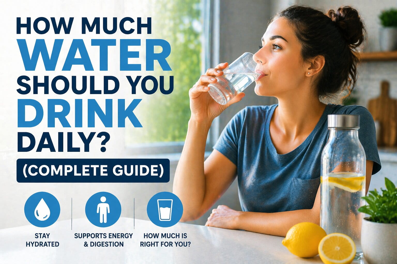 How Much Water Should You Drink Daily? (Complete Guide)