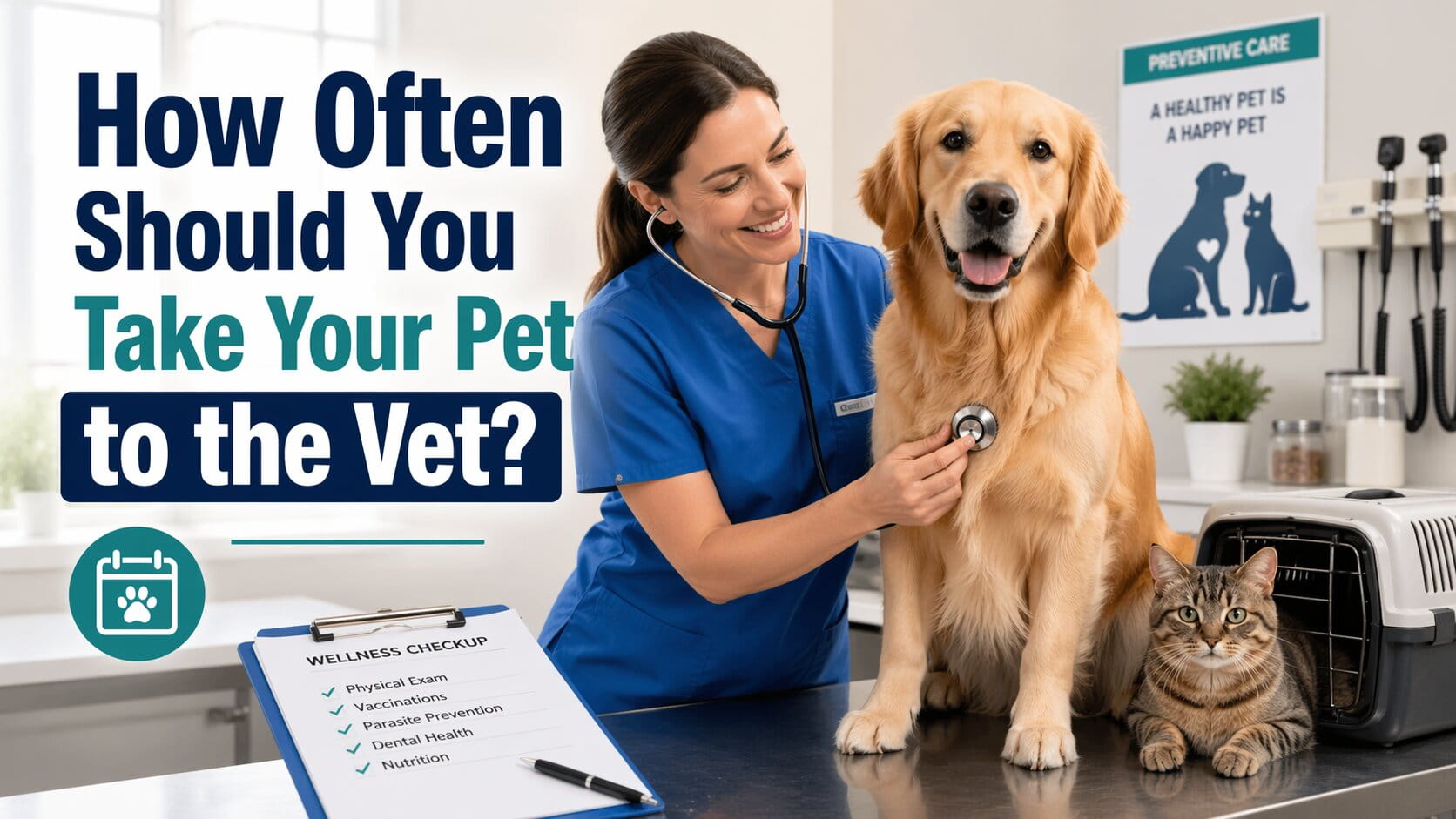 How Often Should You Take Your Pet to the Vet?