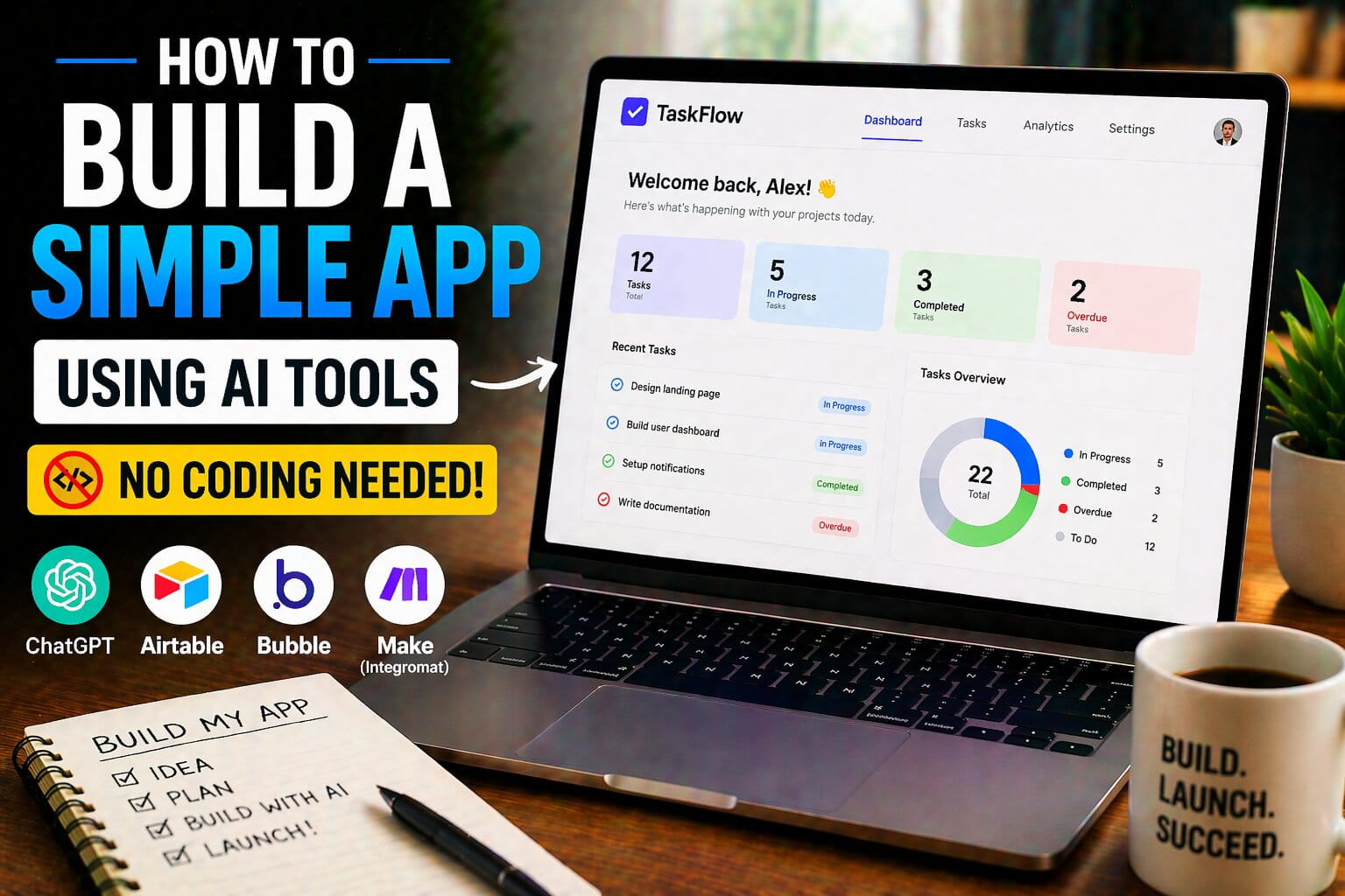 How to Build a Simple App Using AI Tools (No Coding Needed)