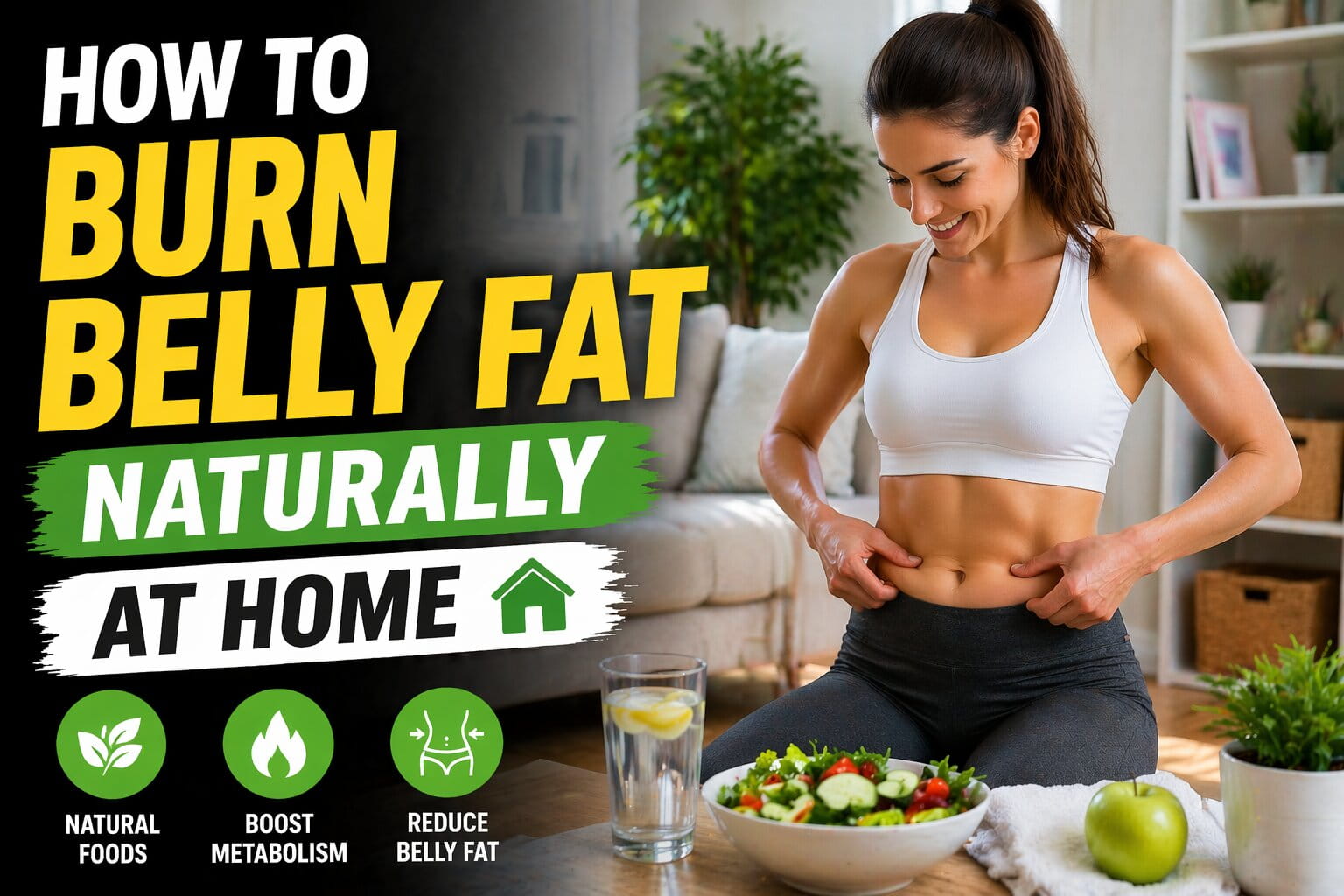 How to Burn Belly Fat Naturally at Home