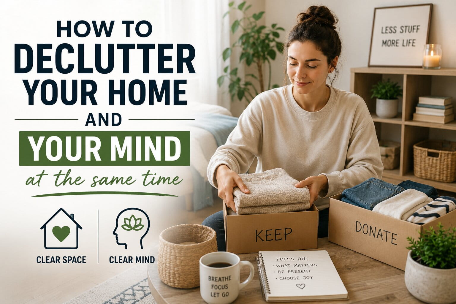 How to Declutter Your Home and Your Mind at the Same Time
