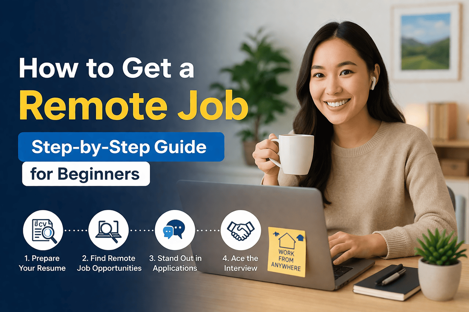 How to Get a Remote Job (Step-by-Step Guide for Beginners)