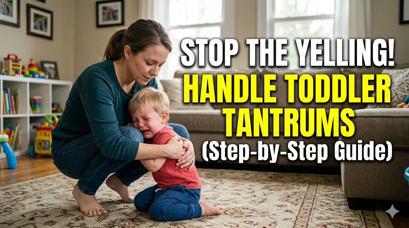 How to Handle Toddler Tantrums Without Yelling (Step-by-Step Guide)