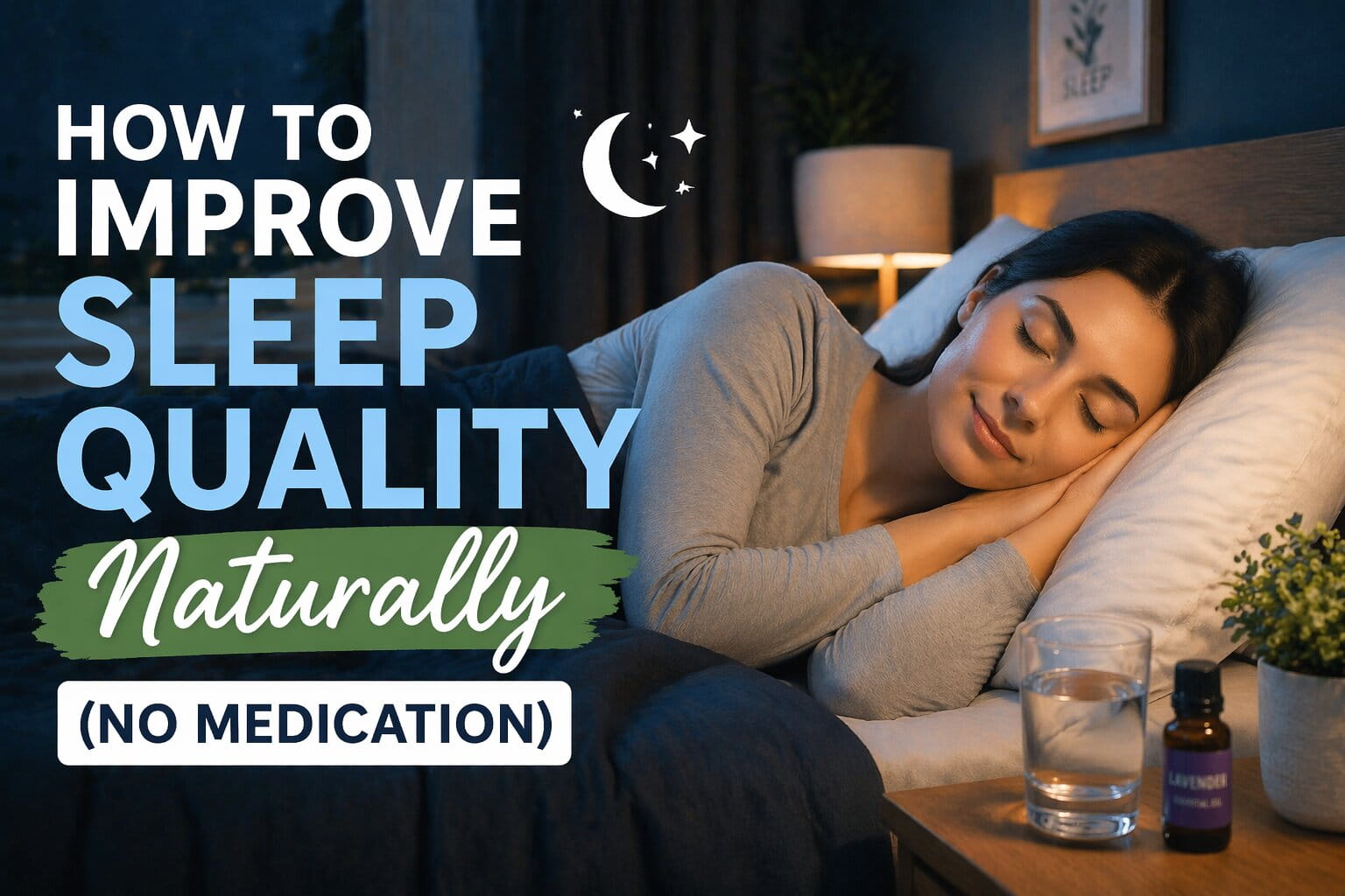 How to Improve Sleep Quality Naturally (No Medication)