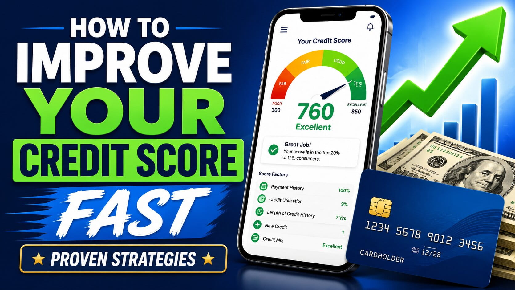 How to Improve Your Credit Score Fast (Proven Strategies)