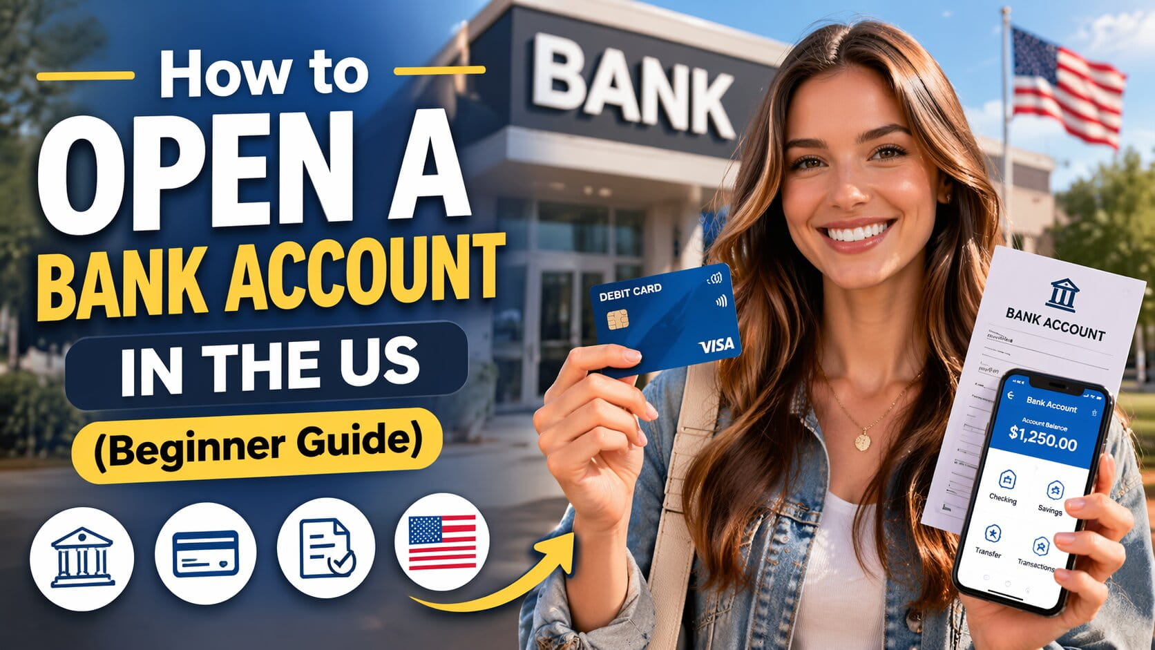 How to Open a Bank Account in the US (Beginner Guide)