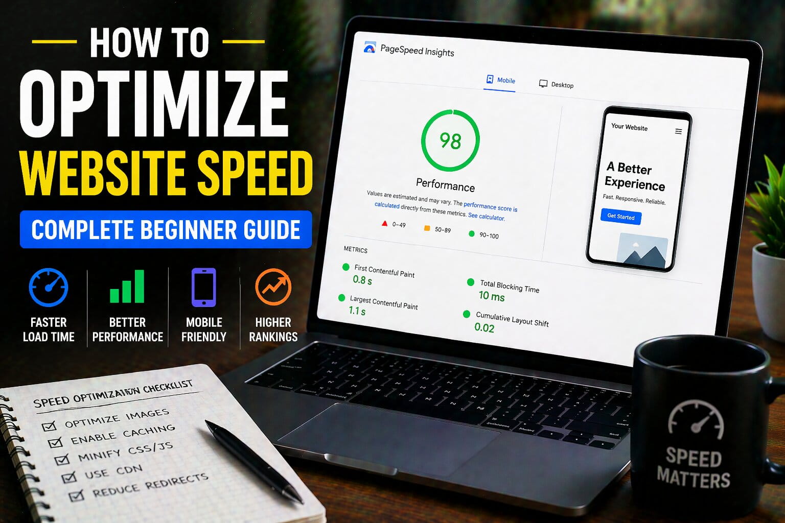 How to Optimize Website Speed (Complete Beginner Guide)
