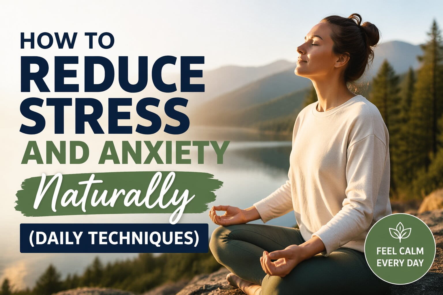 How to Reduce Stress and Anxiety Naturally (Daily Techniques)