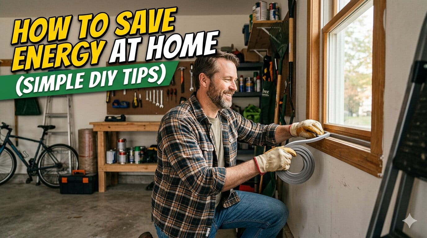 How to Save Energy at Home (Simple DIY Tips)