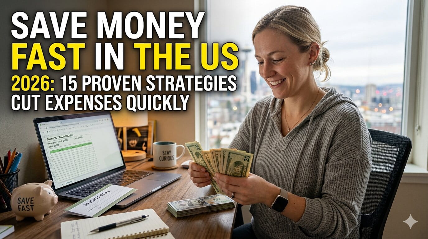 How to Save Money Fast in the US (2026): 15 Proven Strategies to Cut Expenses and Build Savings Quickly