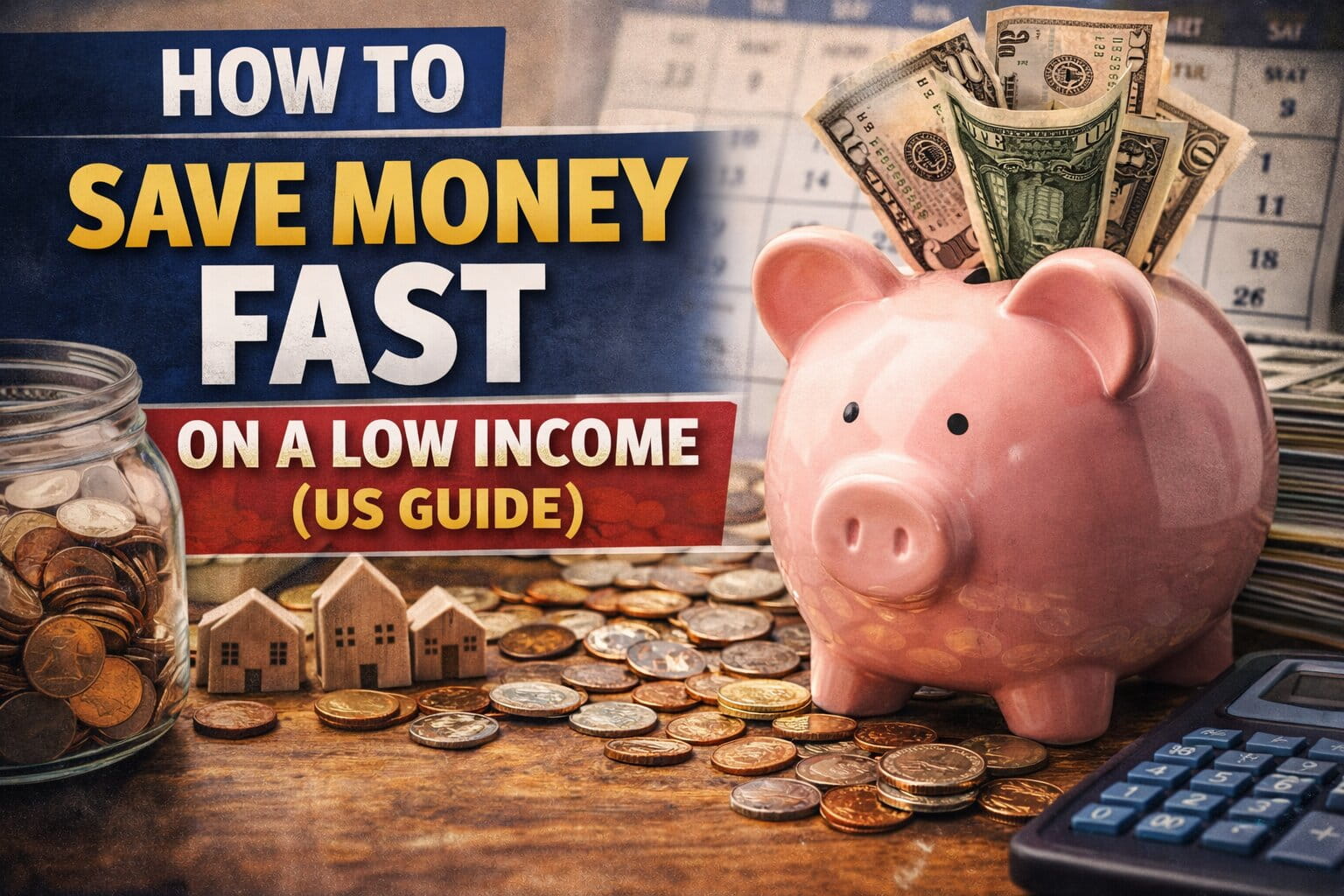 How to Save Money Fast on a Low Income (US Guide)