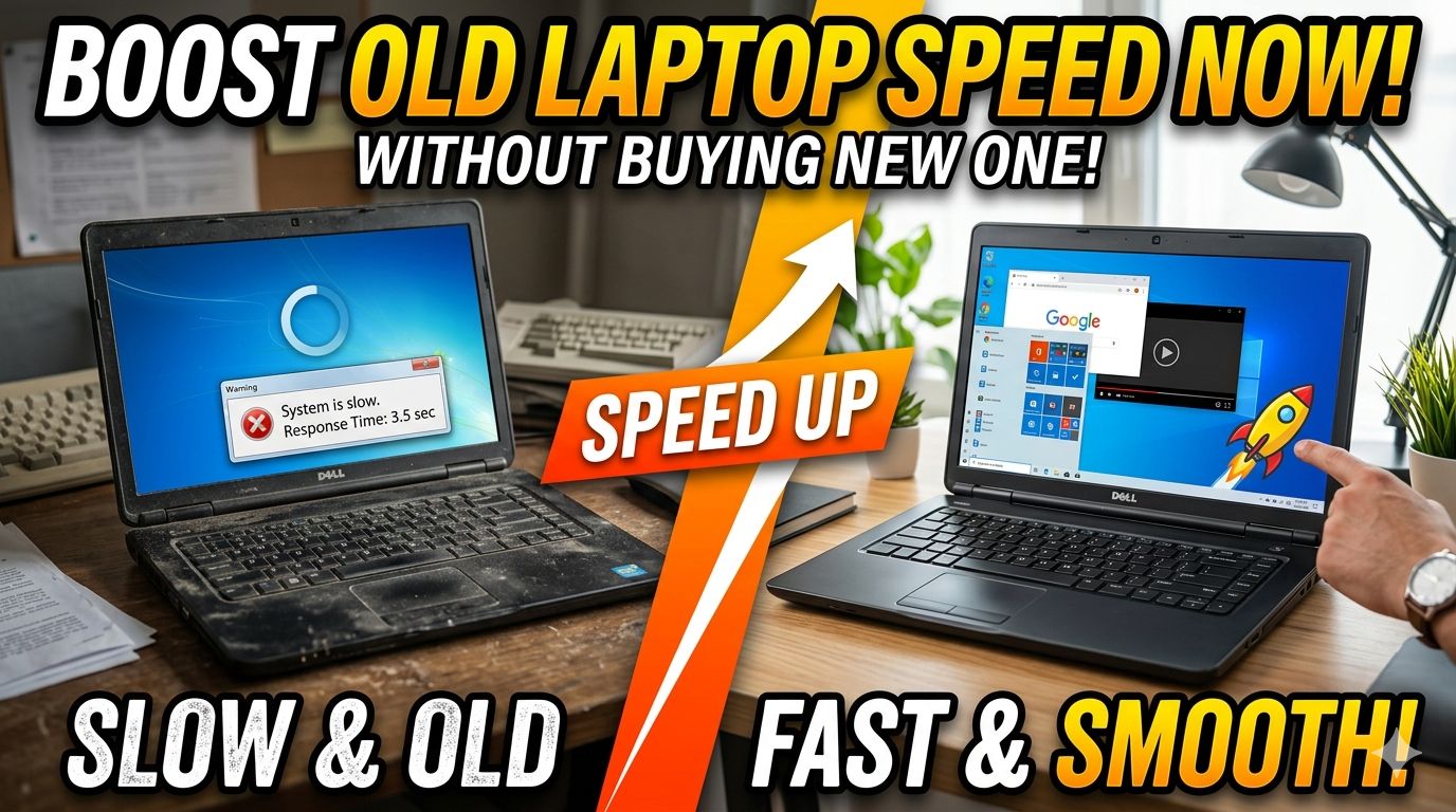 How to Speed Up an Old Laptop Without Buying a New One