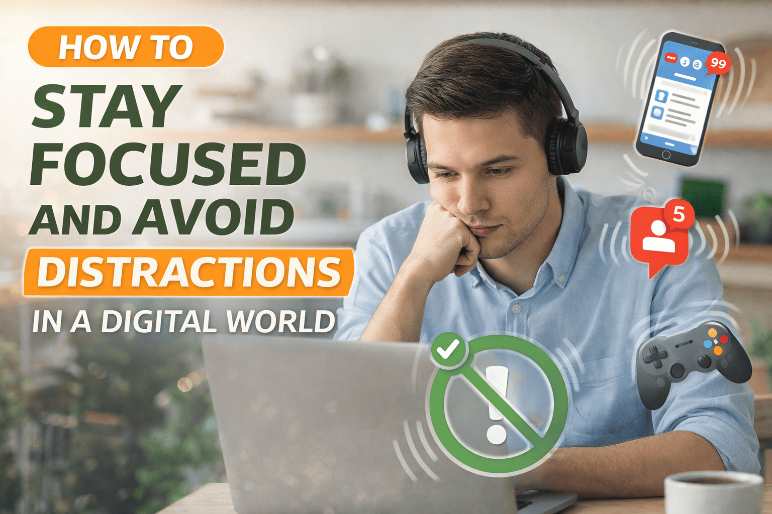 How to Stay Focused and Avoid Distractions in a Digital World