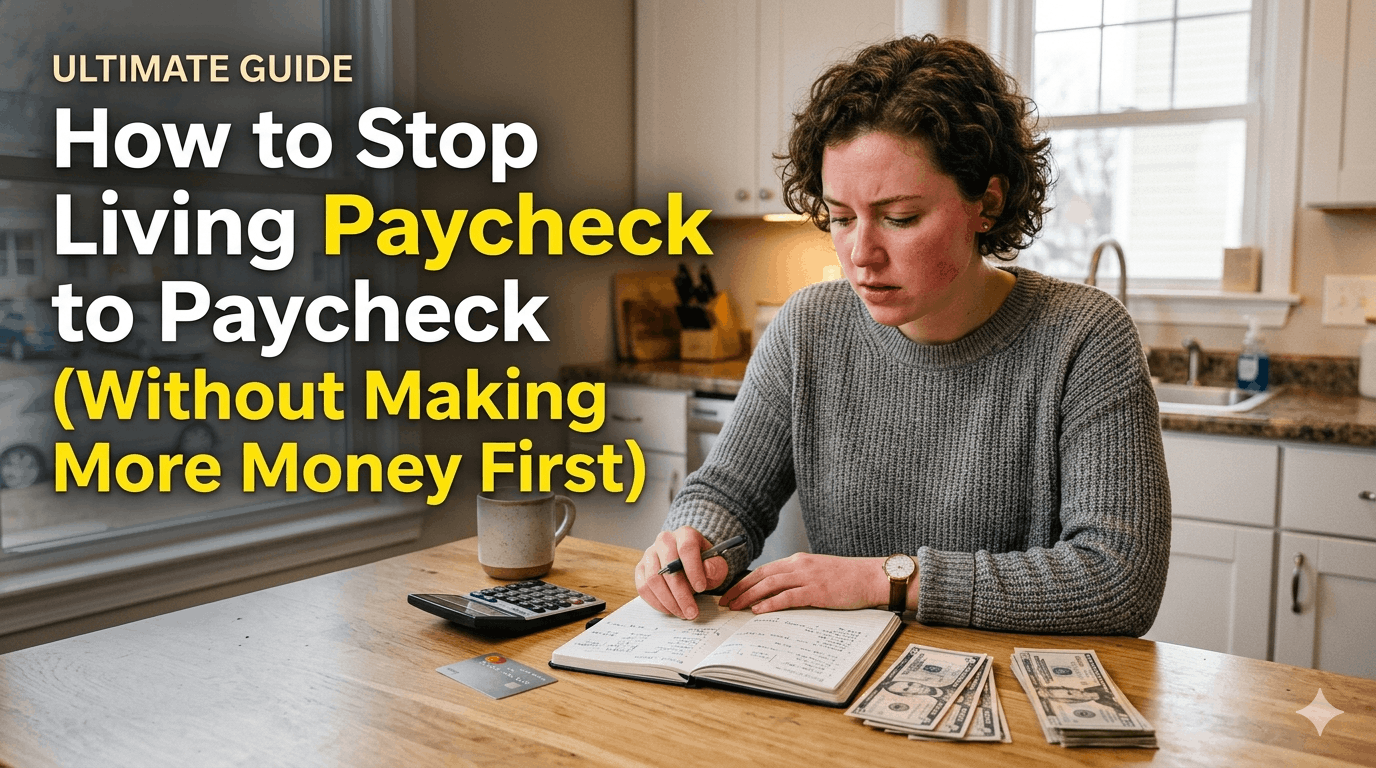 How to Stop Living Paycheck to Paycheck (Without Making More Money First)