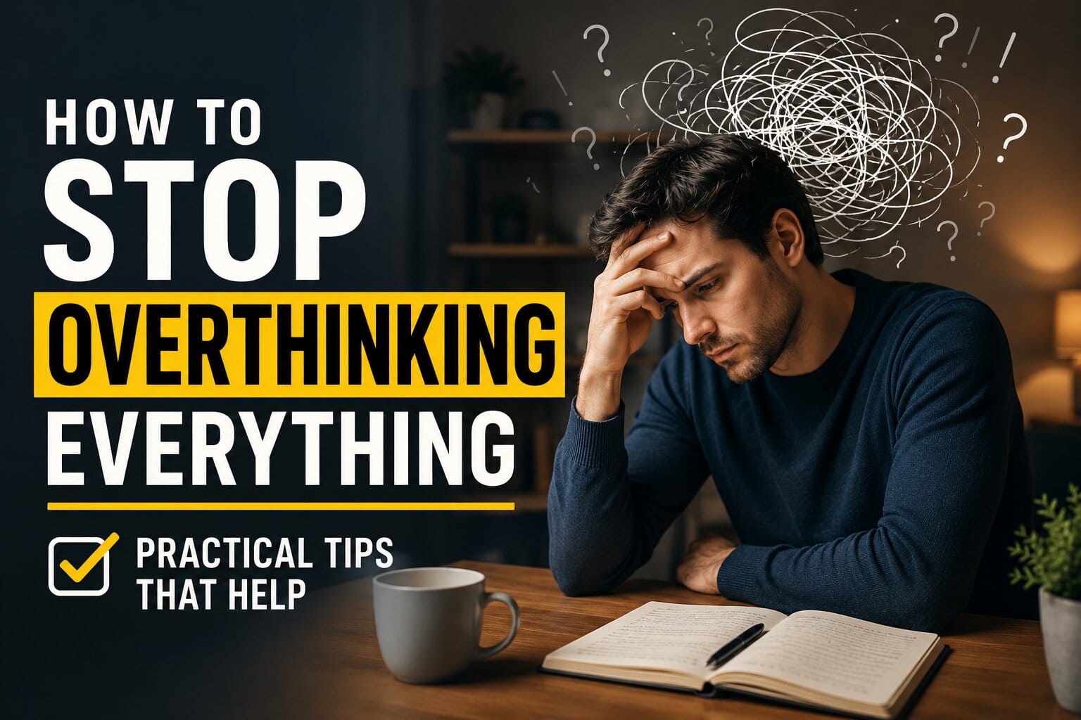 How to Stop Overthinking Everything (Practical Tips That Help)